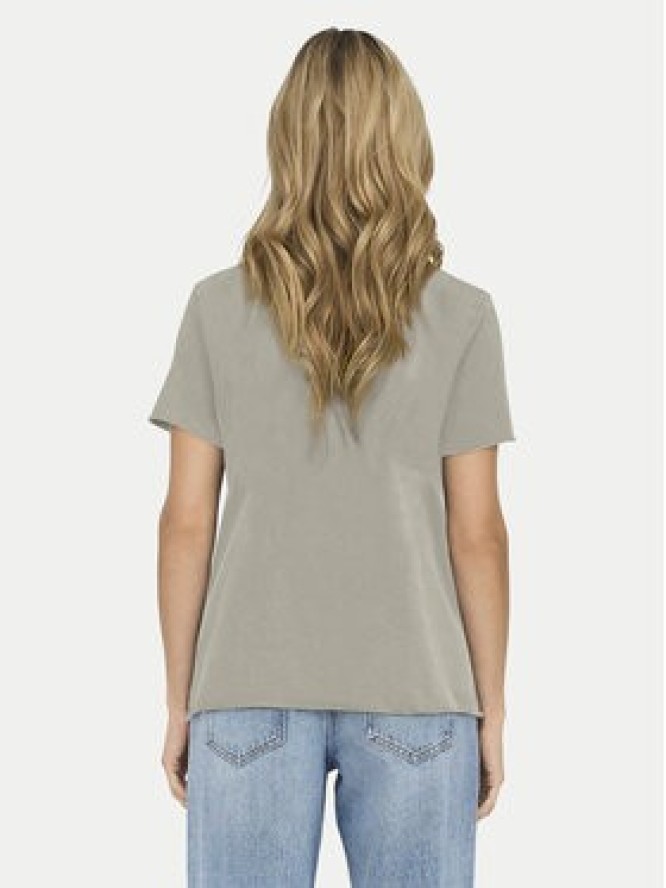 ONLY T-Shirt Lucy 15307412 Szary Regular Fit