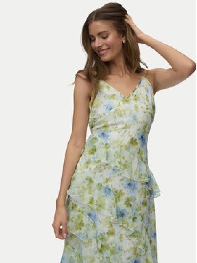 Vero Moda Sukienka wieczorowa Smilla 10346307 Turkusowy Regular Fit