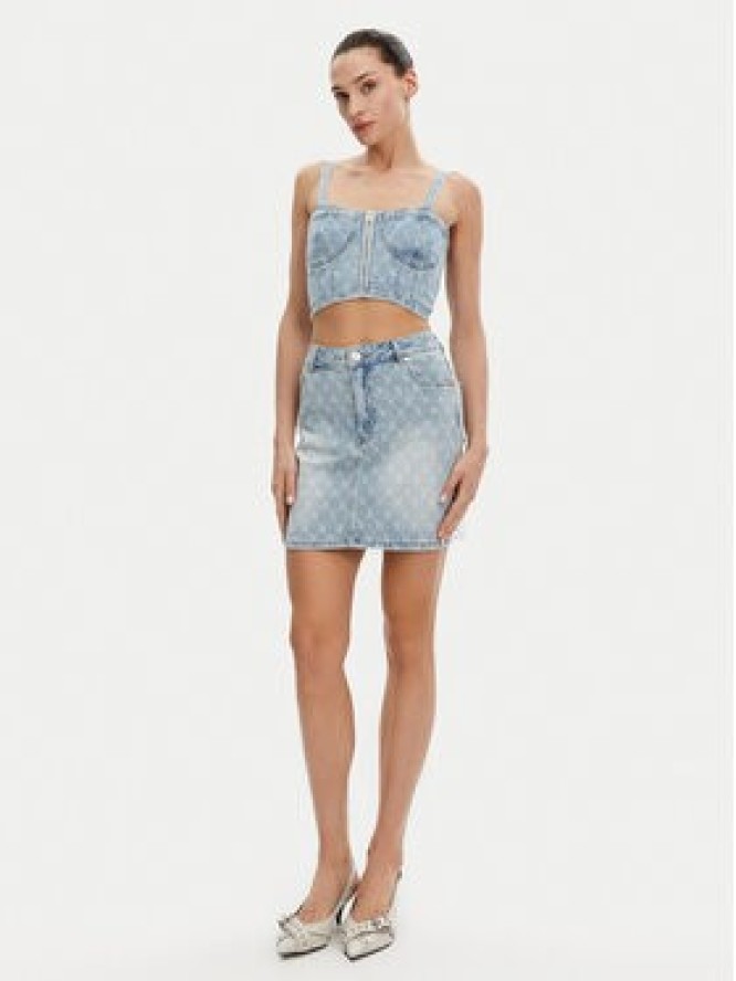 Gaudi Spódnica jeansowa 511BD76001 Niebieski Regular Fit