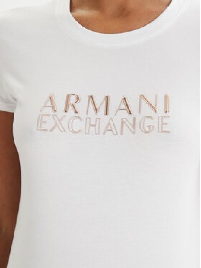 Armani Exchange T-Shirt XW001837 AF16294 U0002 Biały Slim Fit