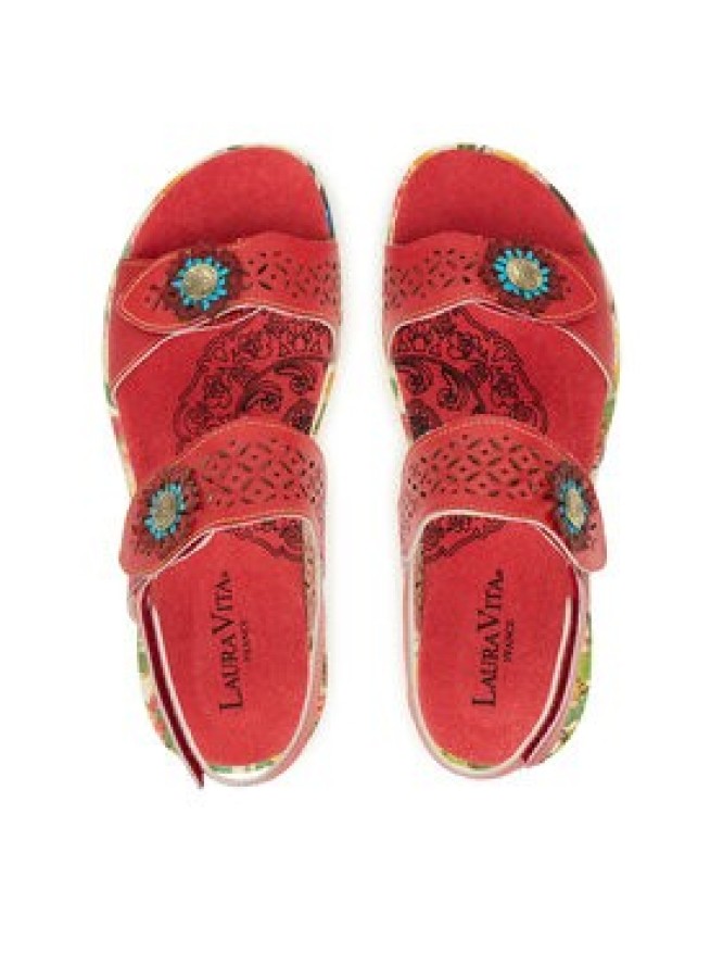 Laura Vita Sandały Sanao 53 Czerwony