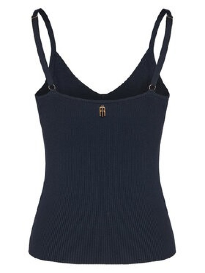 Fracomina Top FR25ST4006K410J9 Granatowy Slim Fit