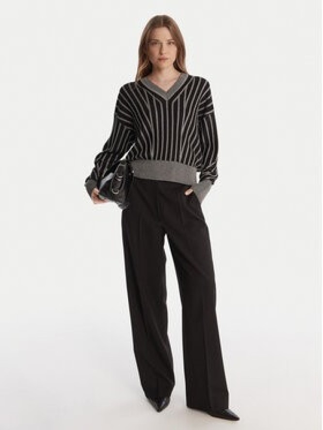 DKNY Sweter P5MSDZ52 Szary Regular Fit