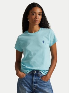 Polo Ralph Lauren T-Shirt 211B14605010 Turkusowy Classic Fit