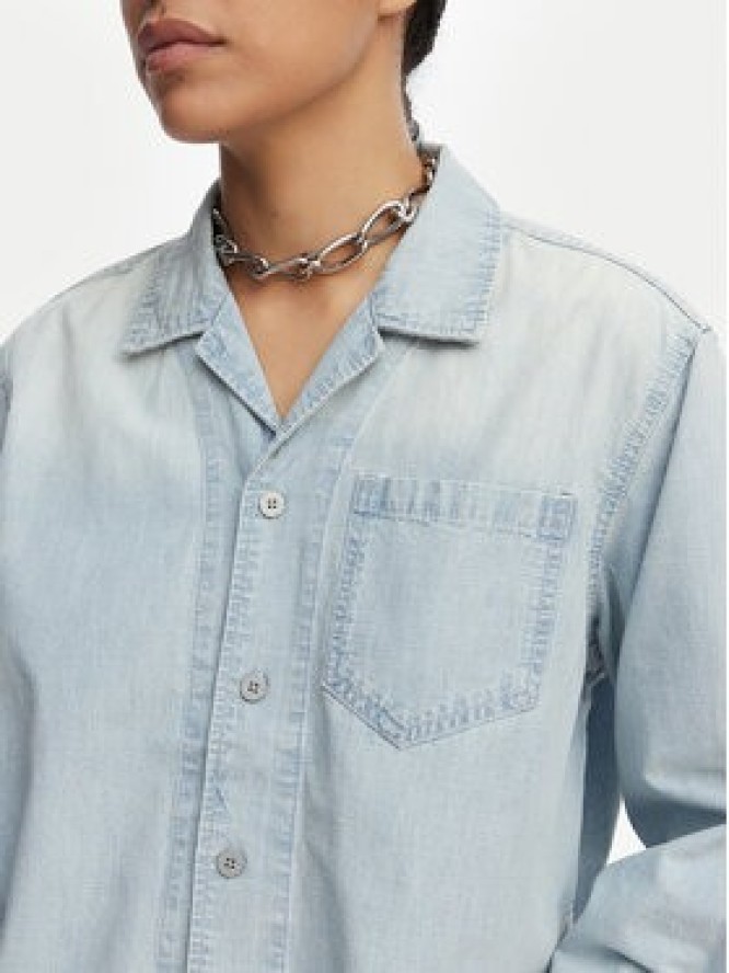 G-Star Raw Koszula jeansowa Resort D29076-E356 Niebieski jasny Relaxed Fit