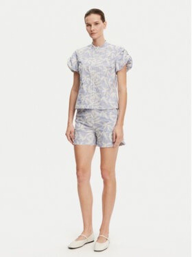 Munthe Koszula Fredia 251103025136 Niebieski Regular Fit