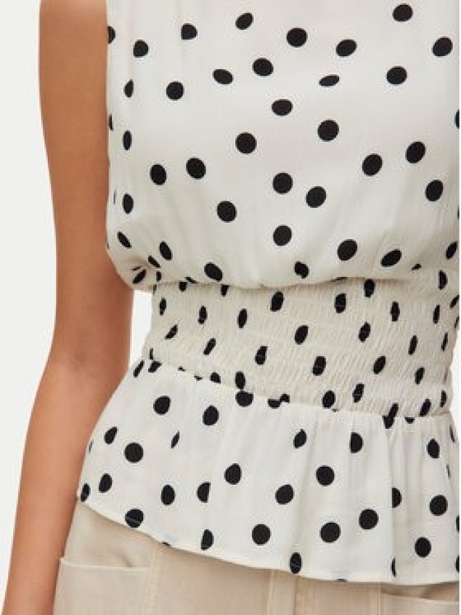 Vero Moda Bluzka Elisa 10347963 Biały Loose Fit