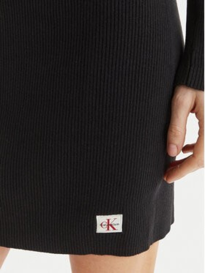 Calvin Klein Jeans Sukienka codzienna LV047F324G Czarny Slim Fit