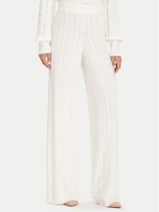 Guess Spodnie dzianinowe W5BB52 Z1192 Écru Regular Fit