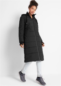 Płaszcz pikowany funkcjonalny, outdoorowy, z hydrofobowego materiału