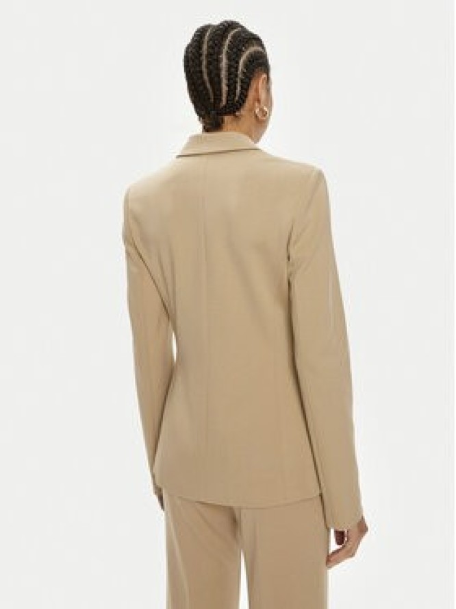 Pinko Marynarka Alexia 100256 A1L3 Beżowy Regular Fit