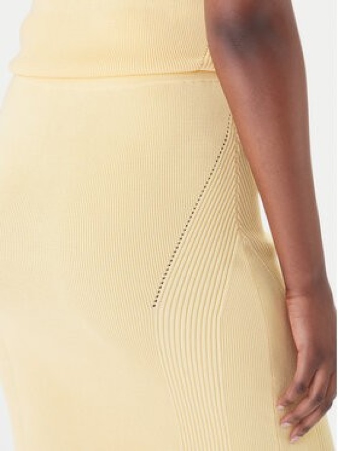 Marciano Guess Spódnica mini G6GD09 Z0628 Żółty Classic Fit