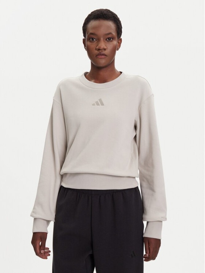 adidas Bluza ALL SZN French Terry JV9816 Beżowy Regular Fit