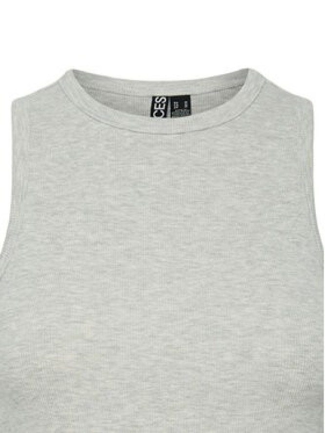 Pieces Top May 17154480 Szary Slim Fit