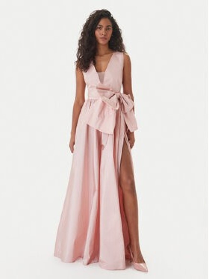 Fracomina Sukienka wieczorowa FQ26SD3009W83101 Różowy Regular Fit