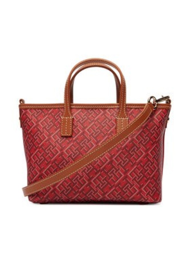 Tommy Hilfiger Torebka Th Monoplay Mini Tote Stripe Le AW0AW18389 Czerwony