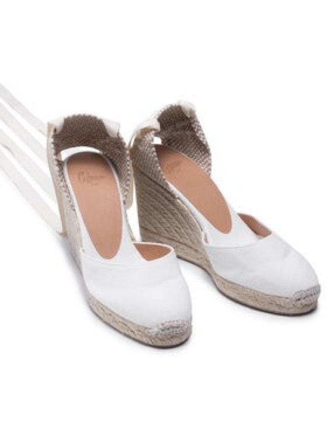 Castañer Espadryle Carina/8/001 020962-200 Biały