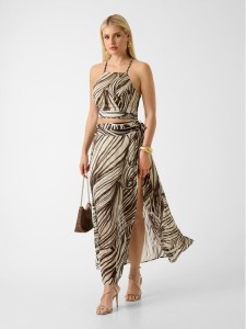 Guess Spódnica mini 174857 Brązowy Classic Fit