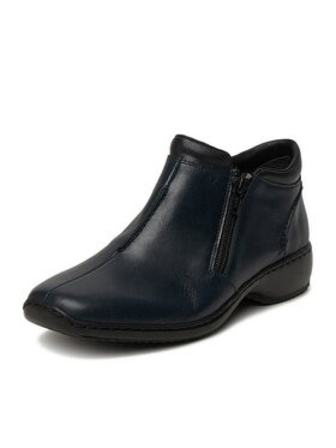 Rieker Botki L3882-15 Granatowy