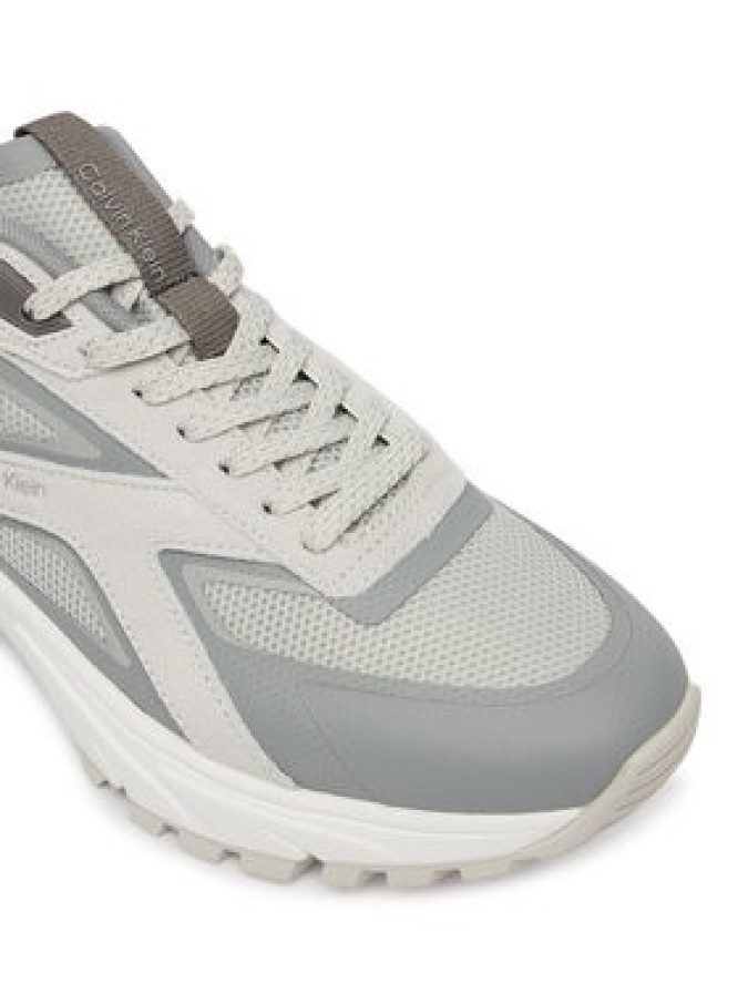 Calvin Klein Sneakersy Hike Runner Ck Stripe Refl Su HW0HW03107 Szary