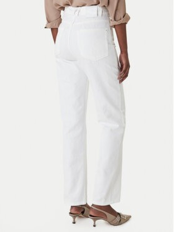 Marella Jeansy 2613181024 Biały Wide Leg