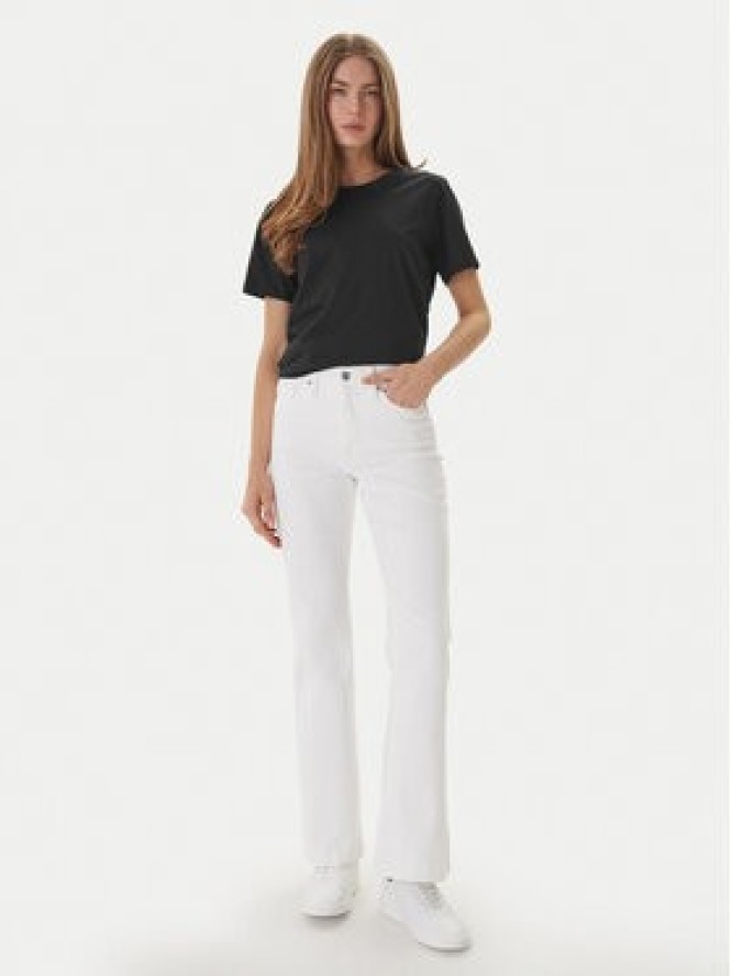 DKNY Jeansy DJ4M4005 Biały Flare Fit