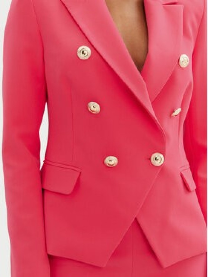 Rinascimento Marynarka CFC0122865003 Różowy Regular Fit