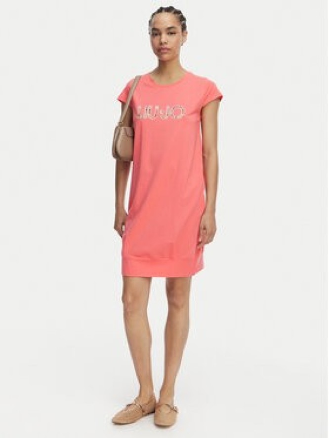 Liu Jo Beachwear Sukienka codzienna VA6212 JS003 Koralowy Regular Fit