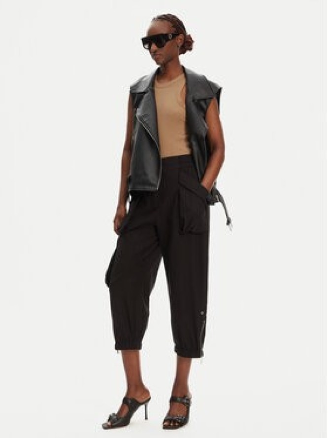 PINKO Spodnie materiałowe Vedrai 104704 A2ER Czarny Regular Fit