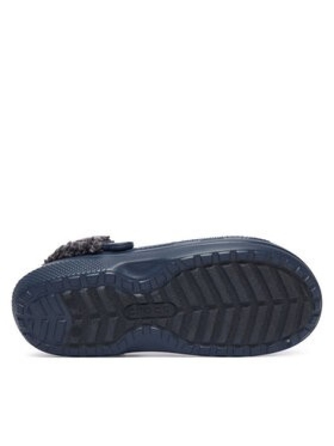 Crocs Klapki Classic Fleece Lined Clog Quartz 211396 Granatowy