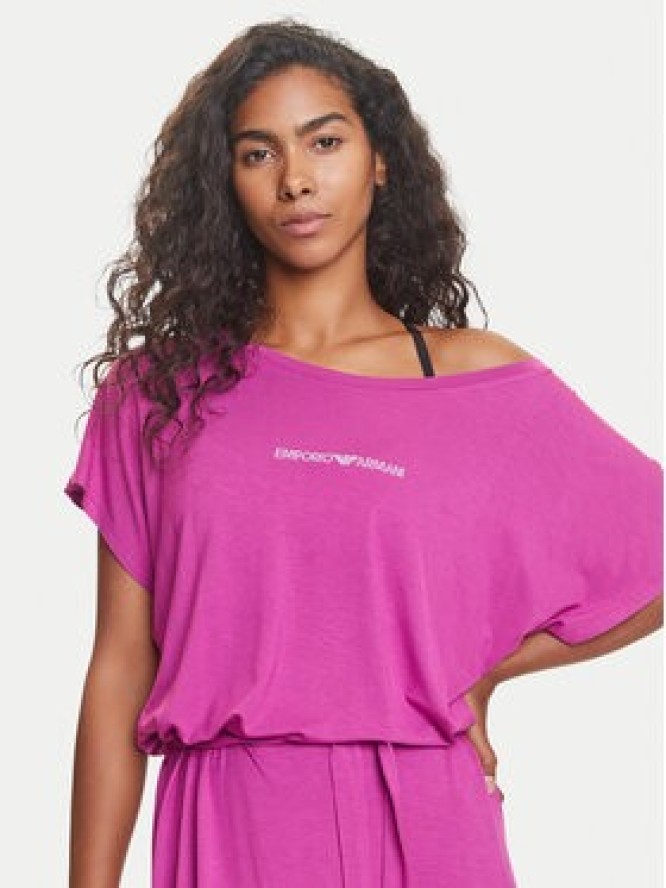 Emporio Armani Sukienka codzienna EW000783 AF12192 UA227 Różowy Regular Fit