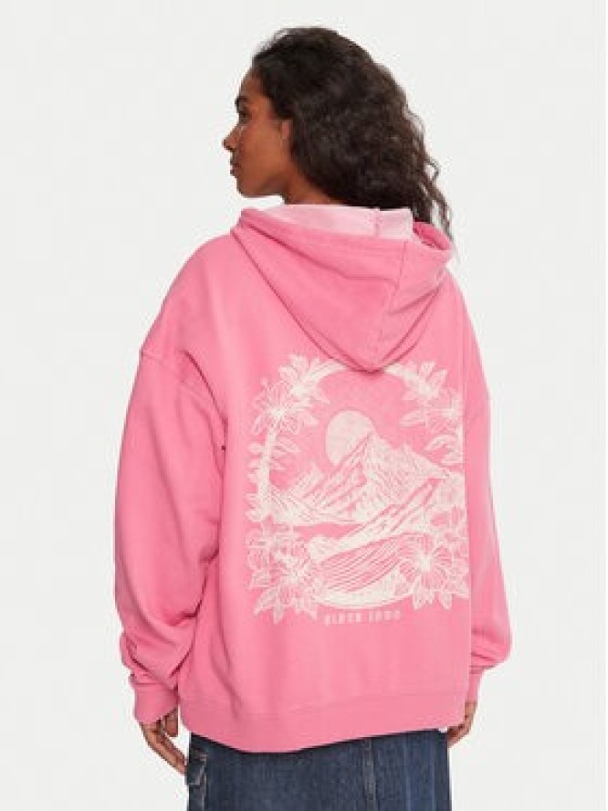 Roxy Bluza Lineup ERJFT05016 Różowy Oversize