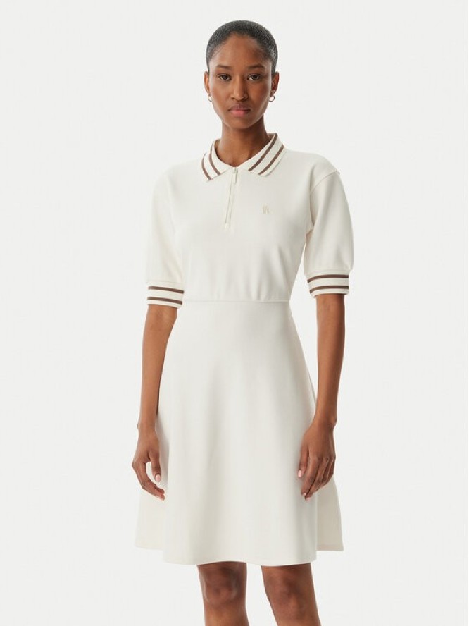 Armani Exchange Sukienka codzienna XW001739 AF13401 U1003 Kremowy Regular Fit