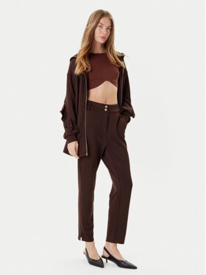 Liu Jo Sport Spodnie materiałowe TF5106 F0778 Brązowy Regular Fit