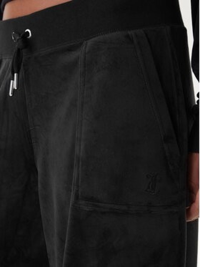Juicy Couture Spodnie dresowe JCBBJ225803 Czarny Wide Leg