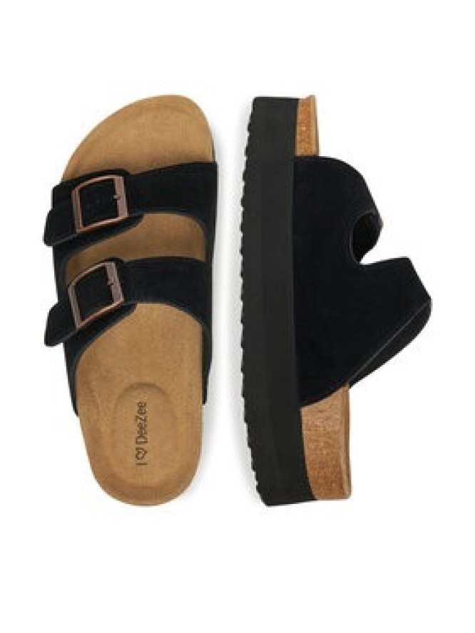 DeeZee Klapki DZ-C1 Czarny