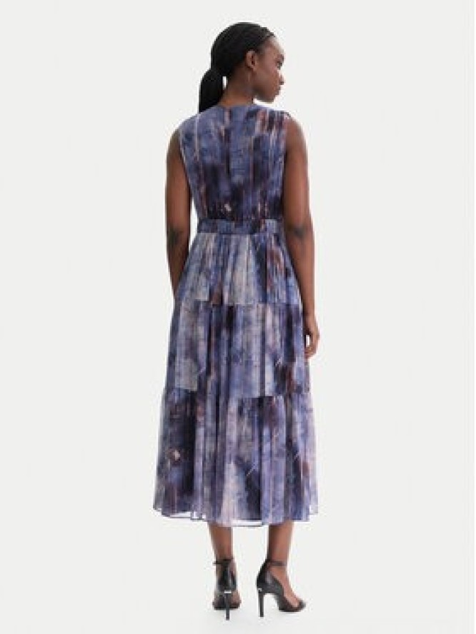 DKNY Sukienka koktajlowa P5KBGD66 Granatowy Regular Fit