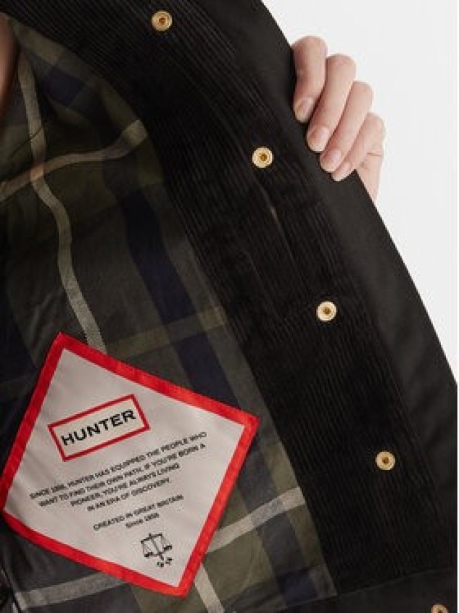 Hunter Kurtka przejściowa Leith HARW0065251 Czarny Oversize