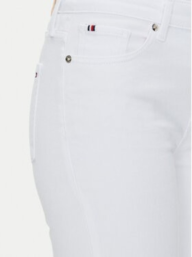Tommy Hilfiger Jeansy Bootcut Rw White WW0WW44362 Biały Regular Fit