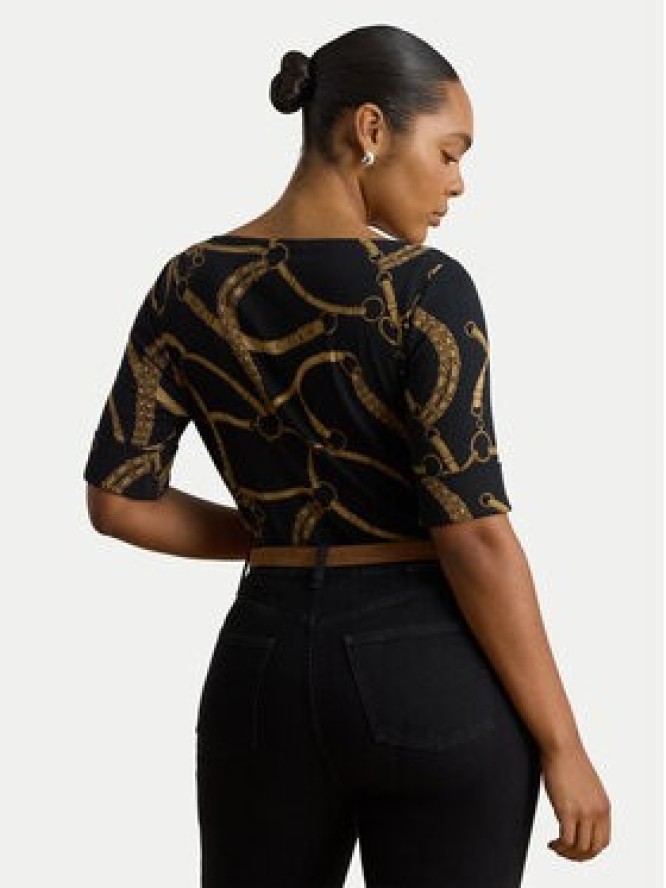 LAUREN RALPH LAUREN Bluzka Judy 200P13948001 Czarny Regular Fit