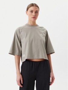 adidas T-Shirt Mercedes - AMG Petronas Formula One Team Premium JW3087 Beżowy Oversize