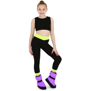 Buty rozgrzewkowe do gimnastyki artystycznej INDIGO z polarowym ociepleniem