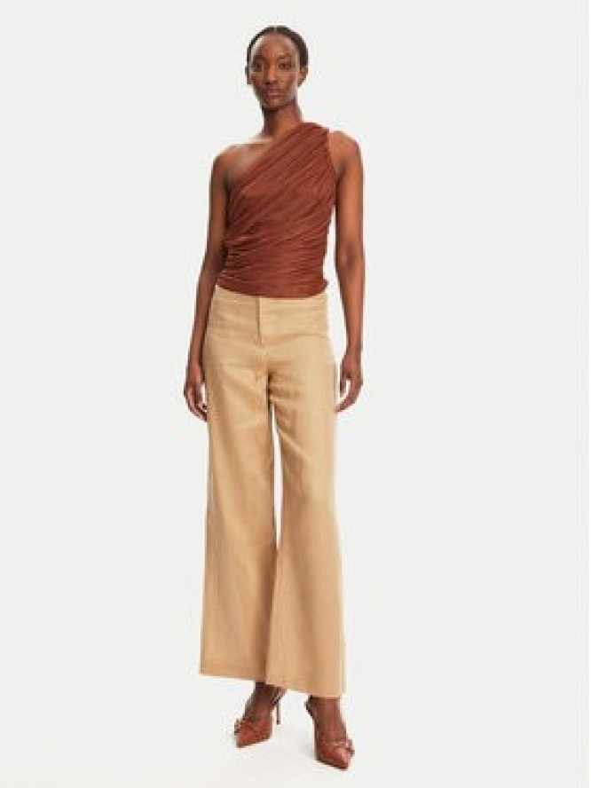 Bardot Spodnie materiałowe Balia Hipster 59854PB Beżowy Regular Fit