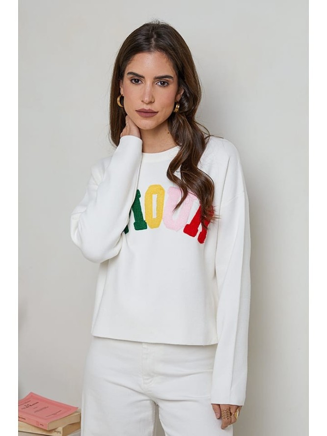 Soft Cashmere Sweter w kolorze białym rozmiar: 34/36