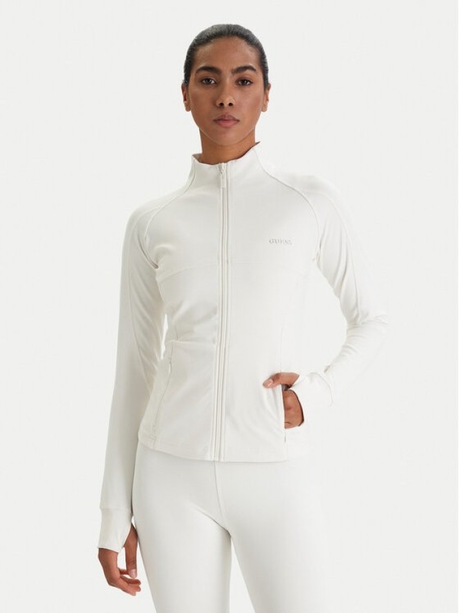 Guess Bluza V6RP15 KD952 Écru Slim Fit