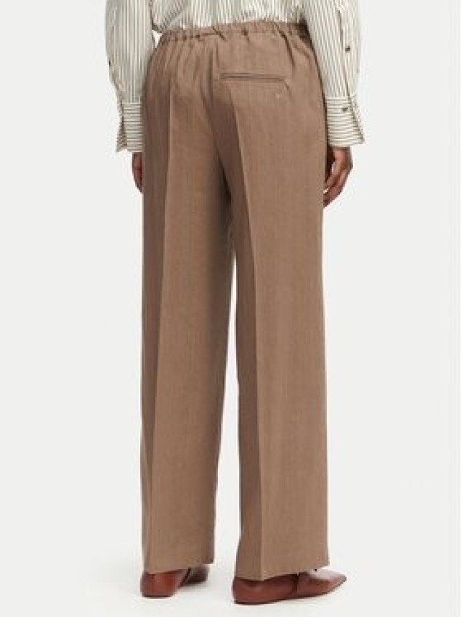 Marella Spodnie materiałowe Alloro 2613131115 Brązowy Regular Fit