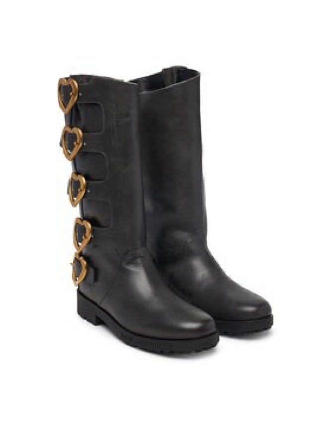 LOVE MOSCHINO Kozaki JA26134G0PIJ0000 Czarny