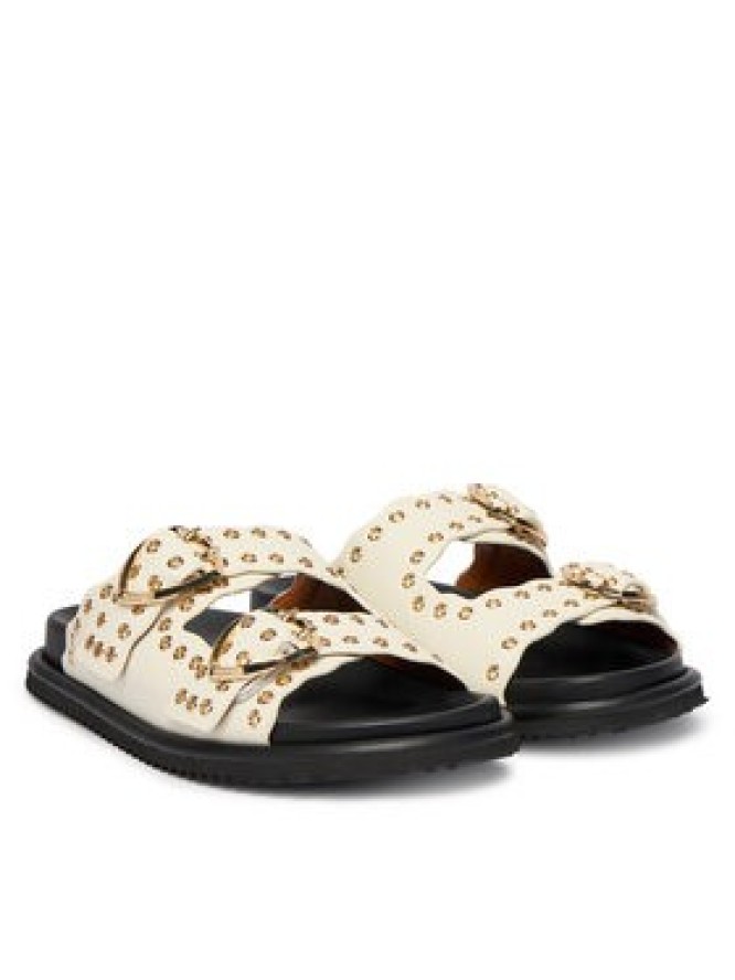 Blauer Klapki S6BLOOM02/LEA Écru