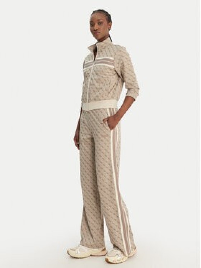 Guess Spodnie dresowe V6GB04 K2955 Beżowy Regular Fit