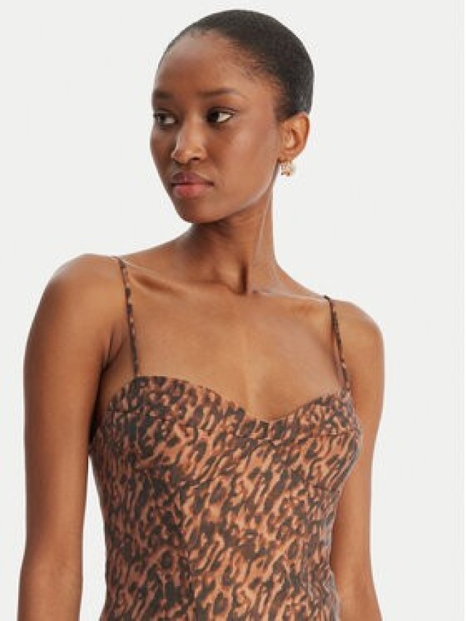 Bardot Sukienka koktajlowa Marcello 59817DB1 Brązowy Slim Fit